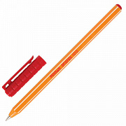 ручка шариковая pensan "officepen 1010", красная, узел 1 мм, линия письма 0,8мм, 1010/60