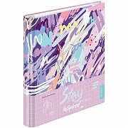 тетрадь на кольцах а5, 120л., 7бц, artspace "стиль. stay inspired", глянцевая ламинация