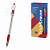 ручка шариковая erichkrause l-30 gold stick&grip classic 0.7, super glide technology, красная 61043