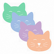 доска для лепки пластиковая erichkrause matt pastel bloom, кошка, ассорти