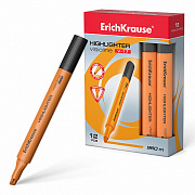 текстовыделитель erichkrause visioline v-17 neon, цвет чернил оранжевый 
